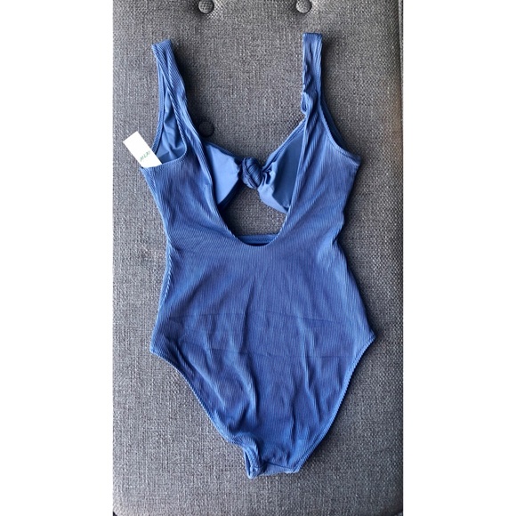 🆕 Aerie ribbed knot one piece swim suit 💙 - Picture 5 of 11
